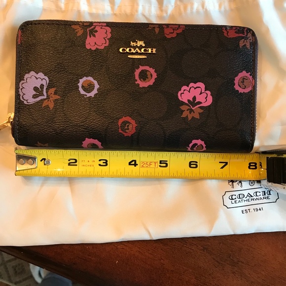 Coach wallet floral print - Picture 5 of 6